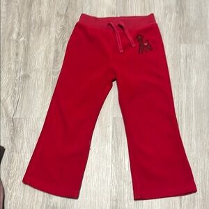 4/$20 Joe Fresh Kids Red Sweatpants 3T